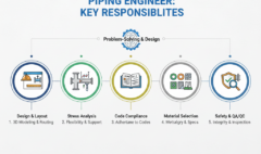 key responsibilities of piping engineers