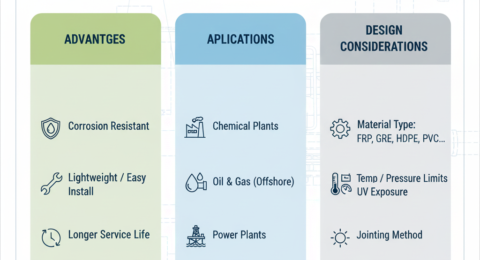 Non-Metallic Piping: Advantages, Applications, and Design Considerations (e.g., FRP, GRE, HDPE)