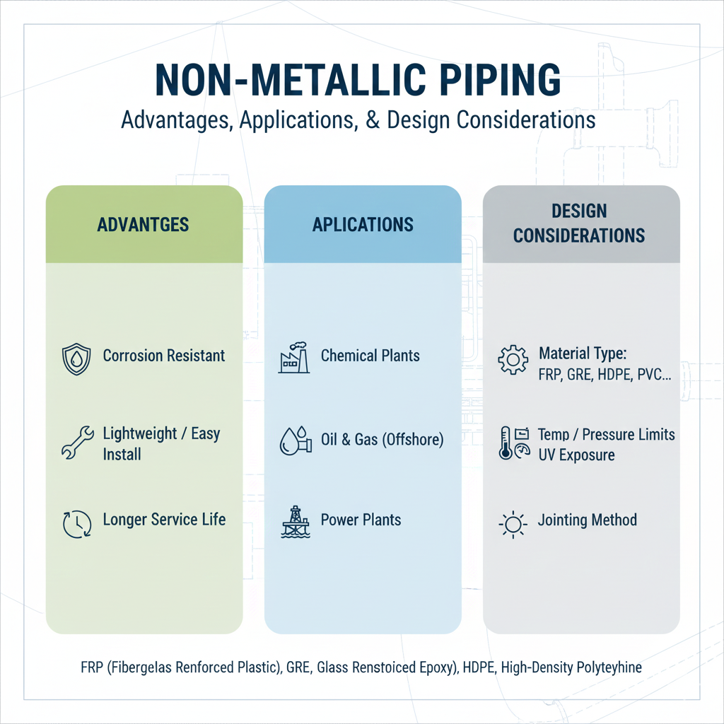 Non-Metallic Piping: Advantages, Applications, and Design Considerations (e.g., FRP, GRE, HDPE)