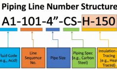 Line number-piping-progress