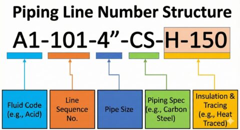 Line number-piping-progress