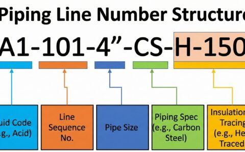 Line number-piping-progress
