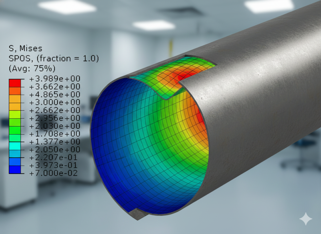Pipe-Shell-at-Moment-Support