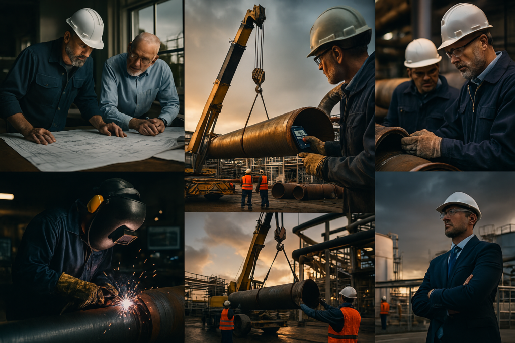 The Complete Journey of Piping Construction